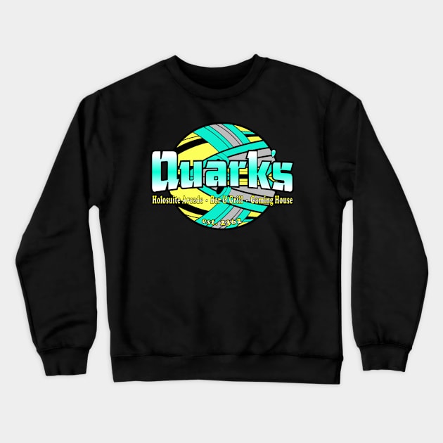 Quark's Bar Crewneck Sweatshirt by cwjedi